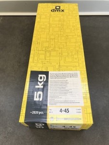 Wkręt ciesielski stożkowy CS 4x45 - opak.5kg
