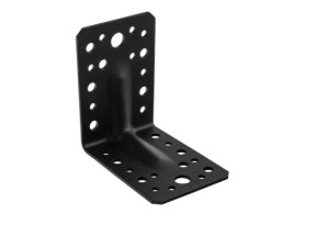 Kątownik z przetłoczeniem KP 1 90x90x65 x2,5mm CZARNY