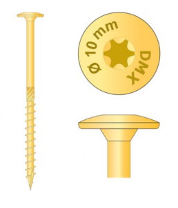 Wkręt ciesielski talerzowy DMX CT ø 10mm